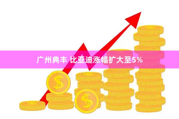广州典丰 比亚迪涨幅扩大至5%