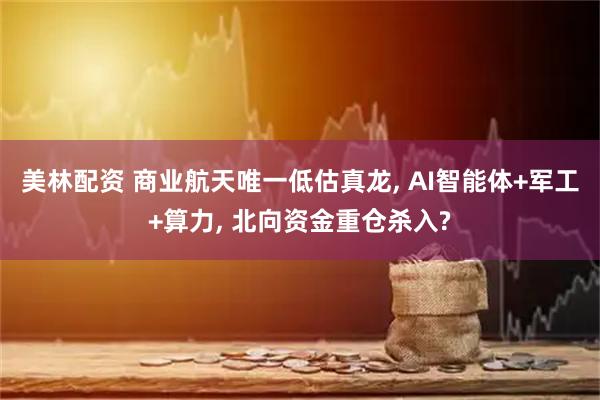 美林配资 商业航天唯一低估真龙, AI智能体+军工+算力, 北向资金重仓杀入?