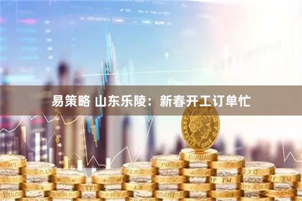 易策略 山东乐陵：新春开工订单忙