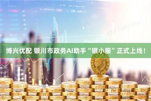 博兴优配 银川市政务AI助手“银小服”正式上线！