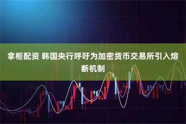 拿柜配资 韩国央行呼吁为加密货币交易所引入熔断机制