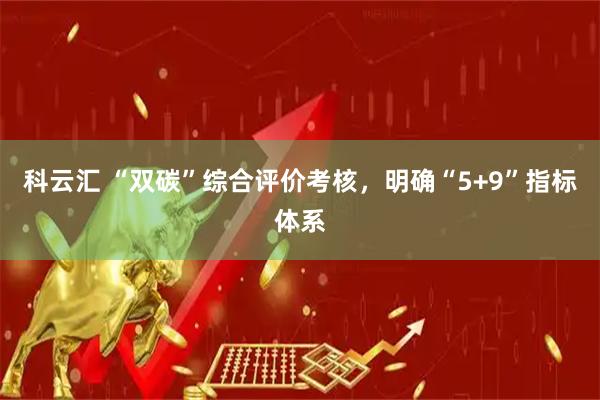 科云汇 “双碳”综合评价考核，明确“5+9”指标体系
