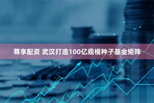 尊享配资 武汉打造100亿规模种子基金矩阵